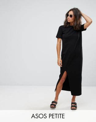 black t shirt dress asos