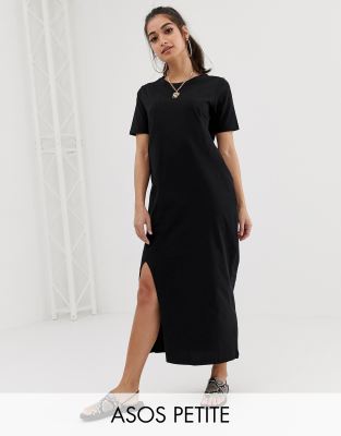 petite maxi t shirt dress