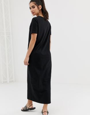 petite maxi t shirt dress