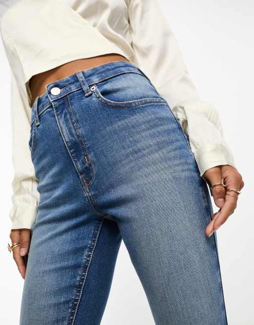 ASOS DESIGN Petite - Ultimative - Blå skinny-jeans, 3 af 5
