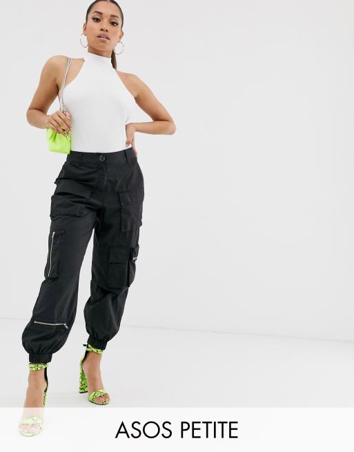 track pants with cargo pockets