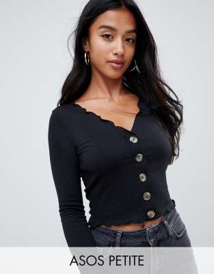 asos v neck top