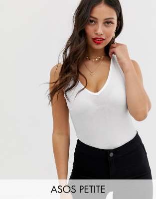 white vest bodysuit