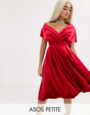 asos red prom dress