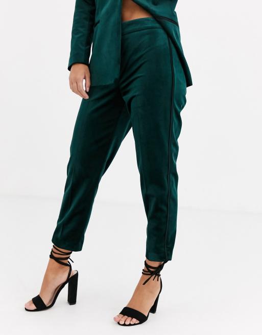 Asos green velvet clearance suit