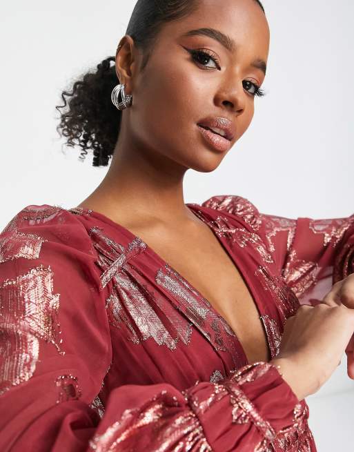 Asos shop vestito rosso