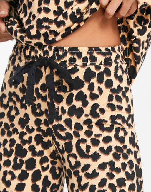 Asos leopard pyjamas hot sale