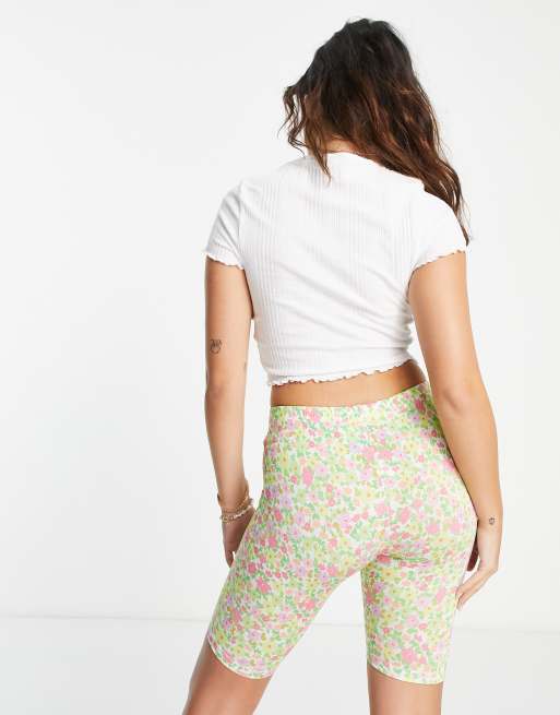 ASOS DESIGN Petite – Vit t-shirt med mixad ribbning, uddkant och smal passform, 2 av 4