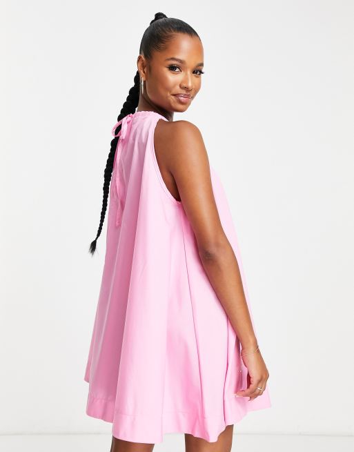 Baby pink hot sale swing dress