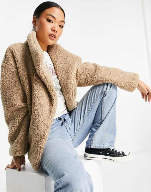 Fleece jacket asos best sale