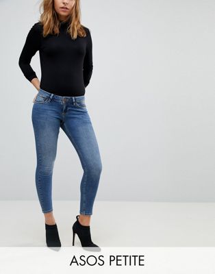 low cut skinny jeans