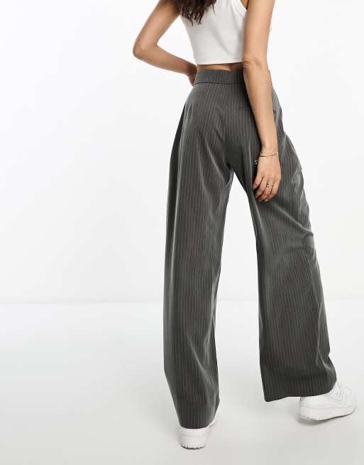 Striped hot sale trousers asos