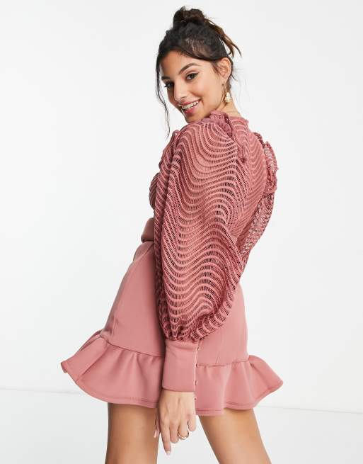 Asos wiggle cheap mini dress