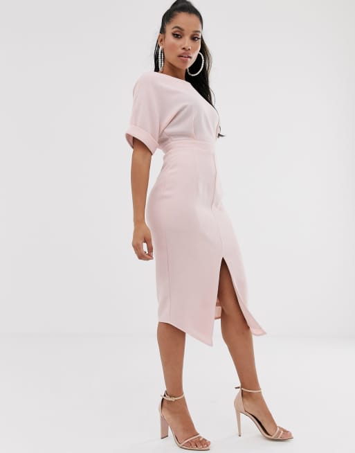 Asos midi deals wiggle dress