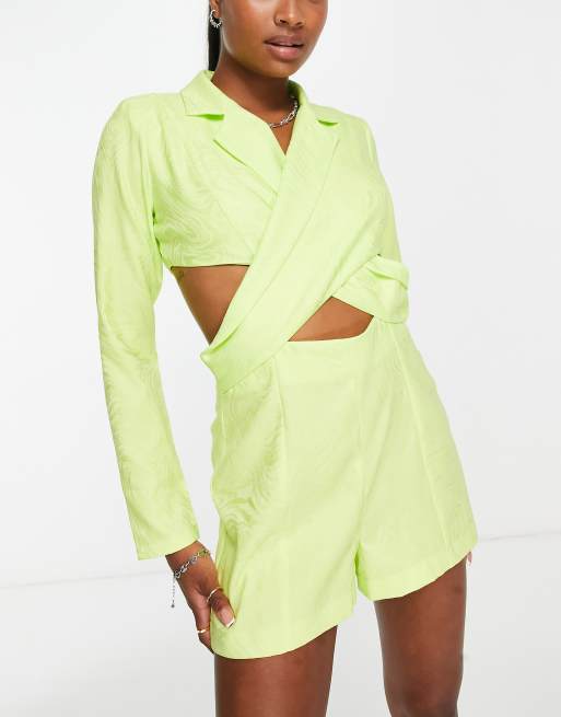 Lime cheap green romper