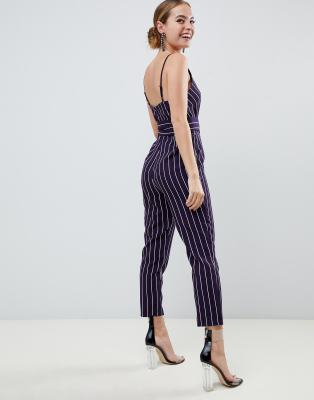 asos navy jumpsuit