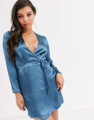 asos petite wrap dress