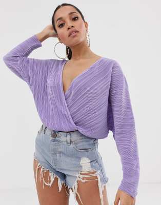 asos purple top