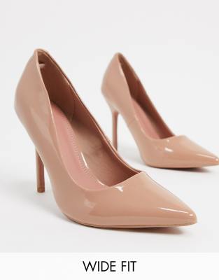 talon haut beige