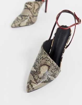 asos snake print shoes