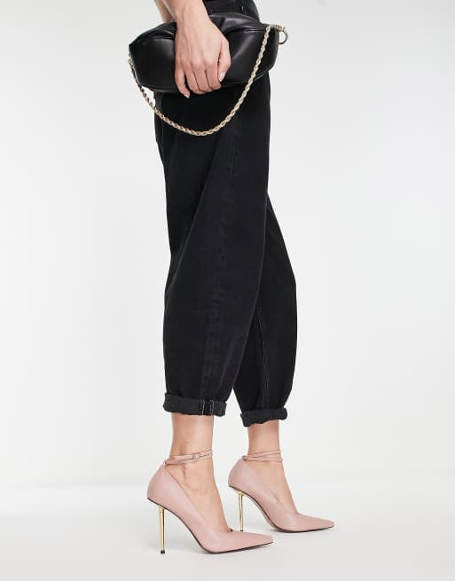 ASOS DESIGN - Photo - Scarpe beige con tacco in metallo, 3 di 4