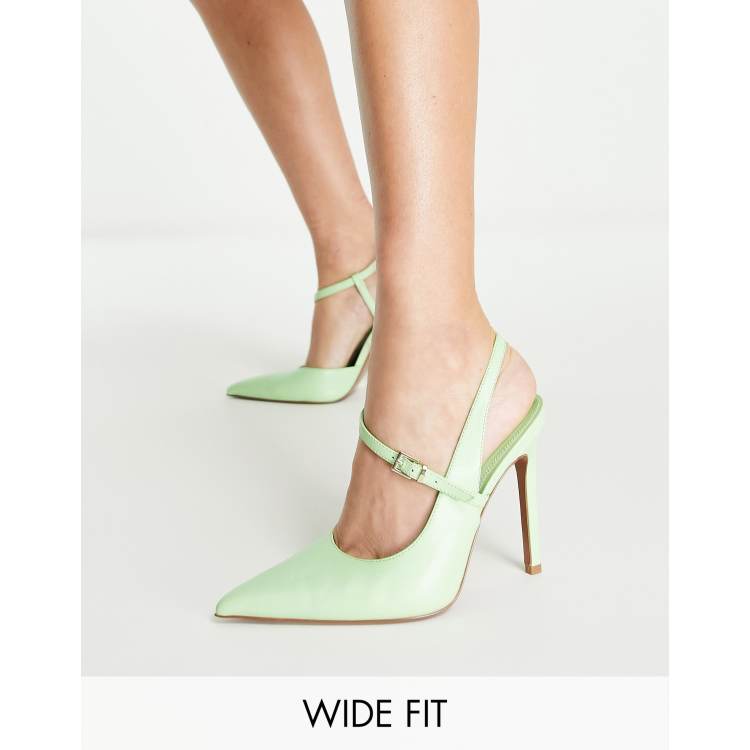 Asos green heels on sale