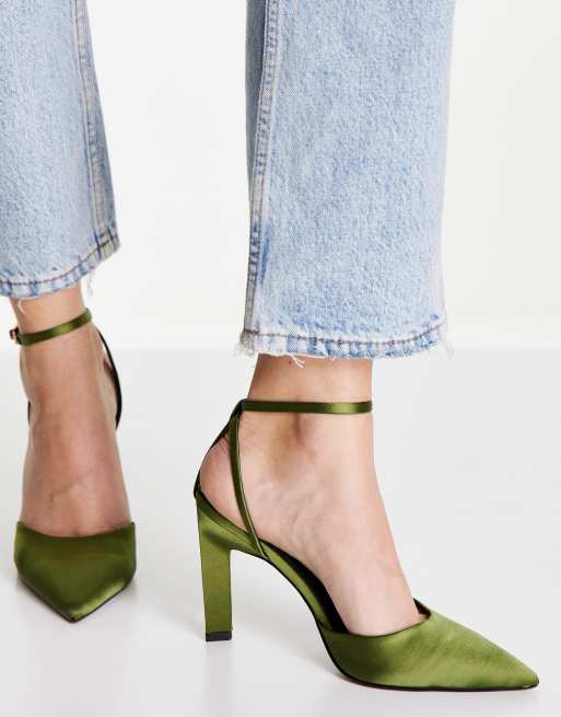 Chaussure a talon clearance verte