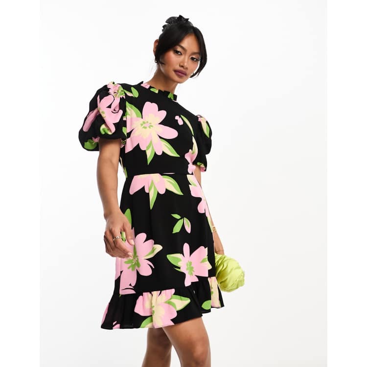 Kate spade grand flora poplin midi dress online