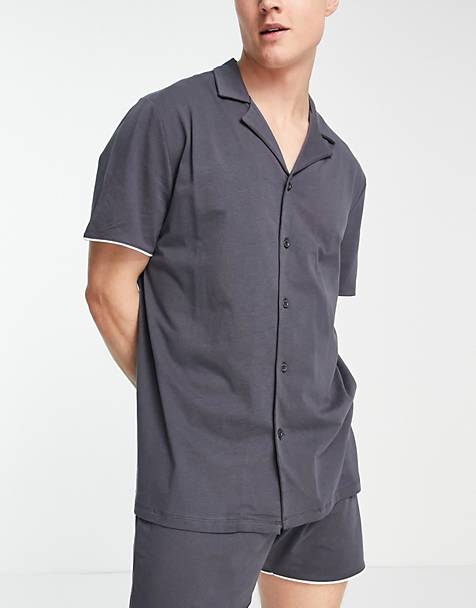 Reimagined T-shirt da casa grigia in coordinato Asos Uomo Abbigliamento Abbigliamento per la notte Loungewear 