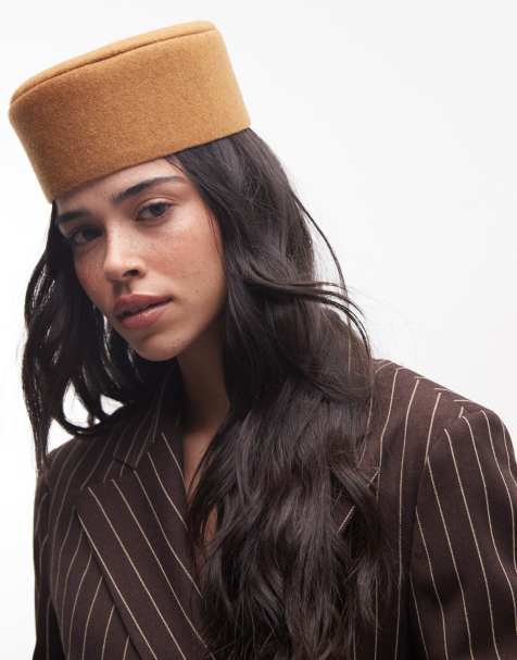 ASOS DESIGN – Pillbox – Hut in Camel - view 1