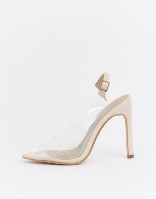 transparente high heels asos