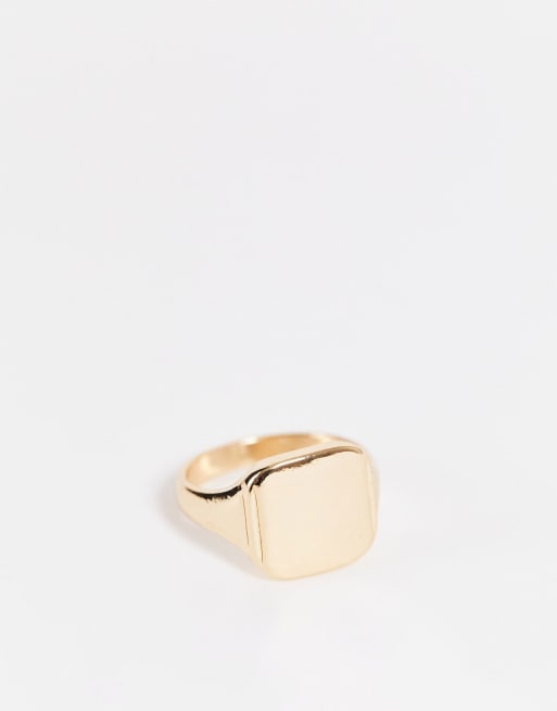 ASOS DESIGN - Pinkring in goudkleur