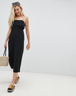 polka dot jumpsuit asos