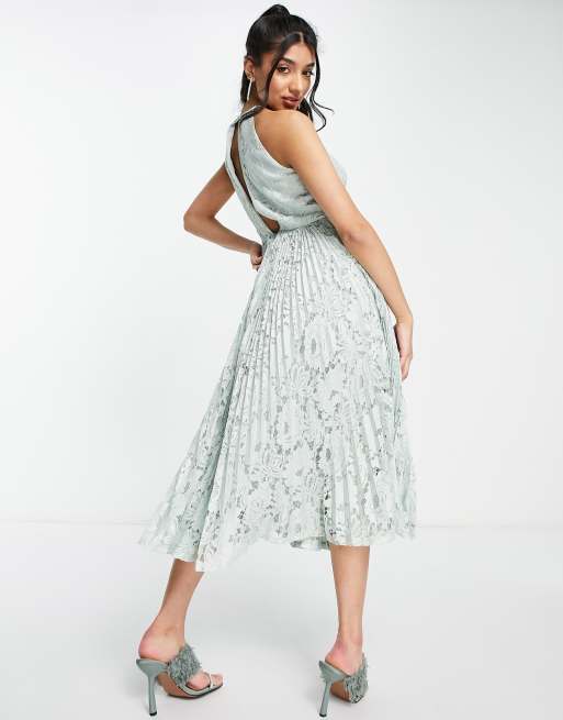 Asos grey cheap prom dress