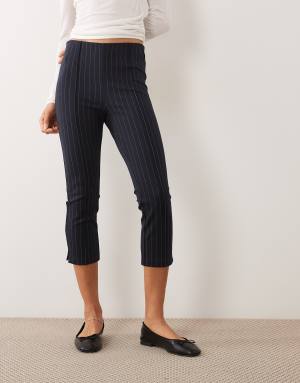 ASOS DESIGN pinstripe capri pant