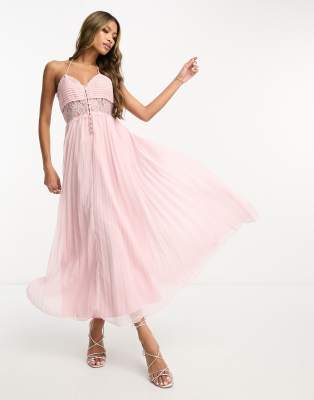 Strappy Tulle Dress