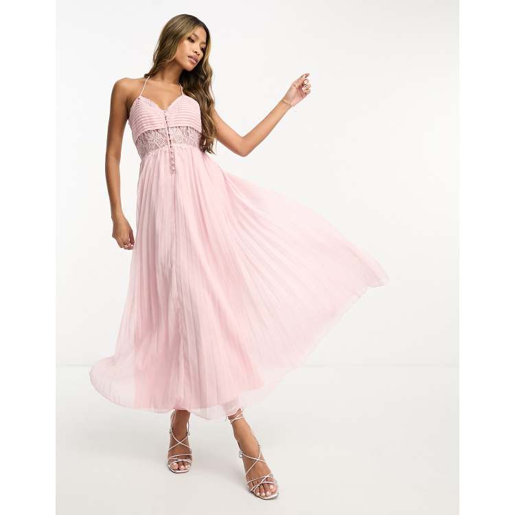 Light pink outlet dress asos