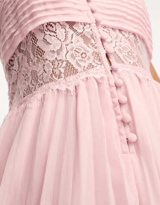 Asos pale 2024 pink dress