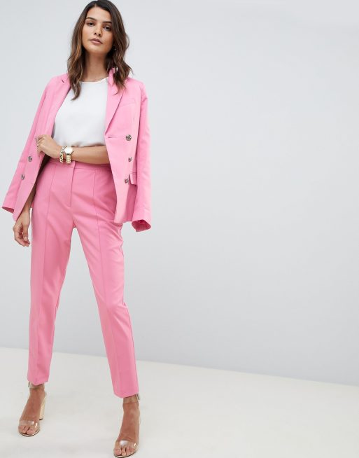 ASOS DESIGN  high break pin tuck suit, 3 of 3