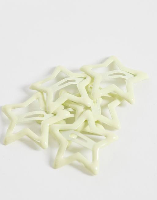 ASOS DESIGN - Pinzas para el cabello color amarillo pastel, 2 de 3