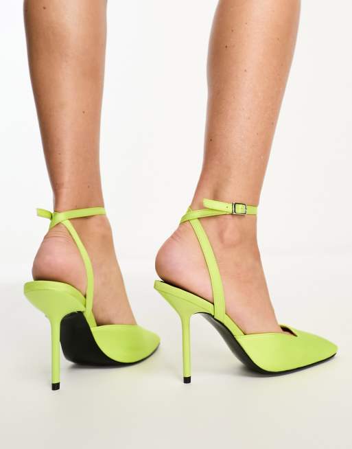 Chaussure a talon jaune fluo best sale