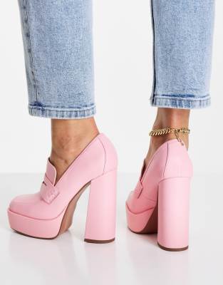 asos loafer heels