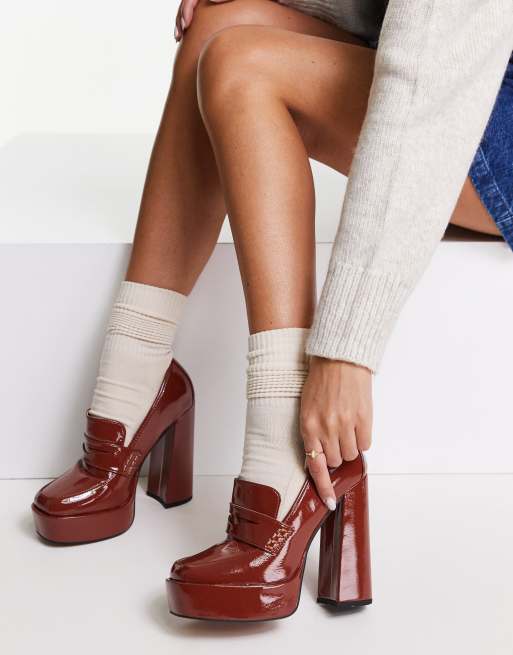 Asos tan heels best sale