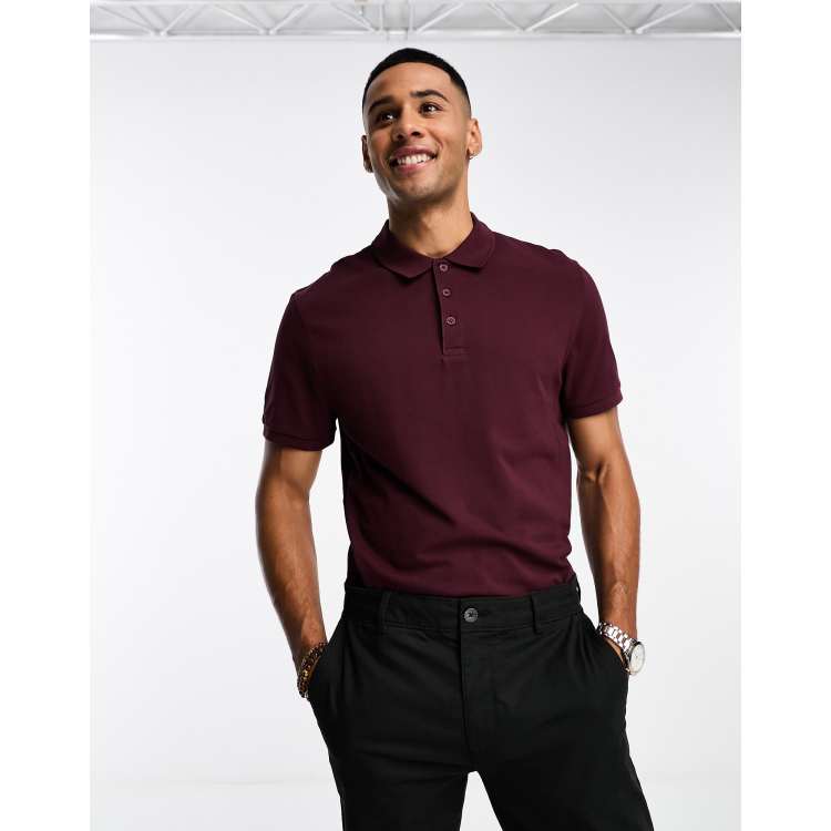 Burgundy 2024 polo pants