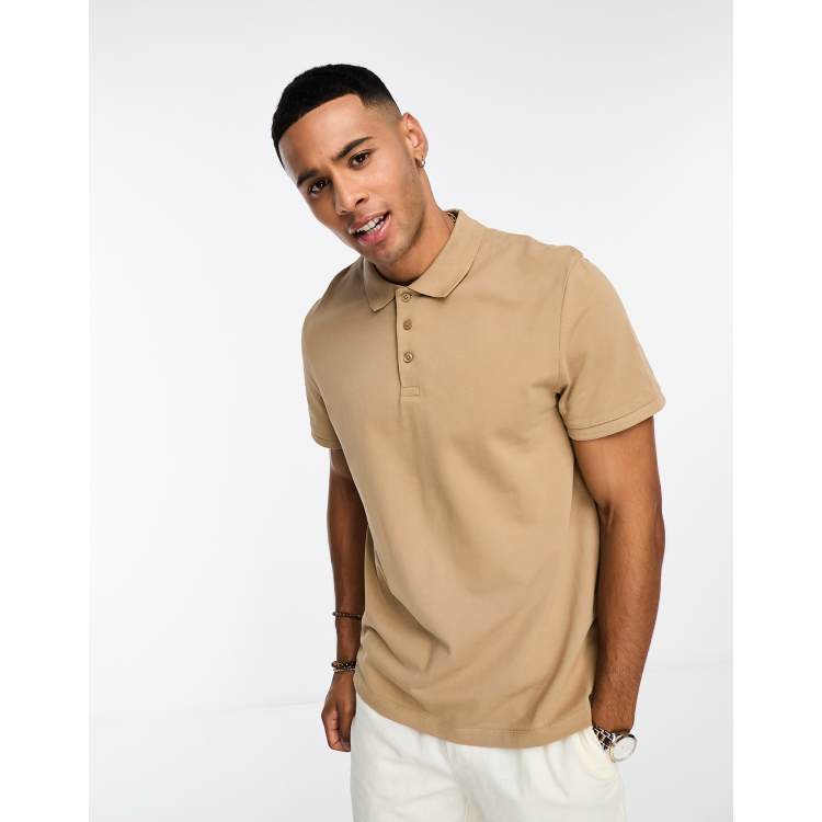 Polo shirt light brown