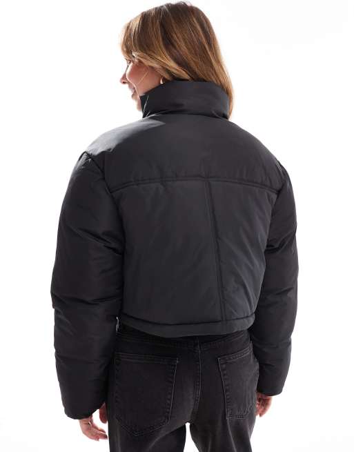 ASOS DESIGN - Piumino corto nero, 4 di 4