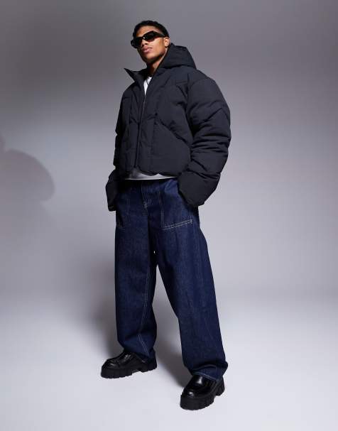 ASOS DESIGN - Piumino oversize nero - view 1
