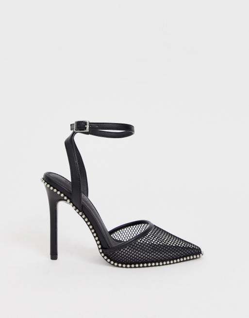 Asos design pixie pointed high sale heels with studs