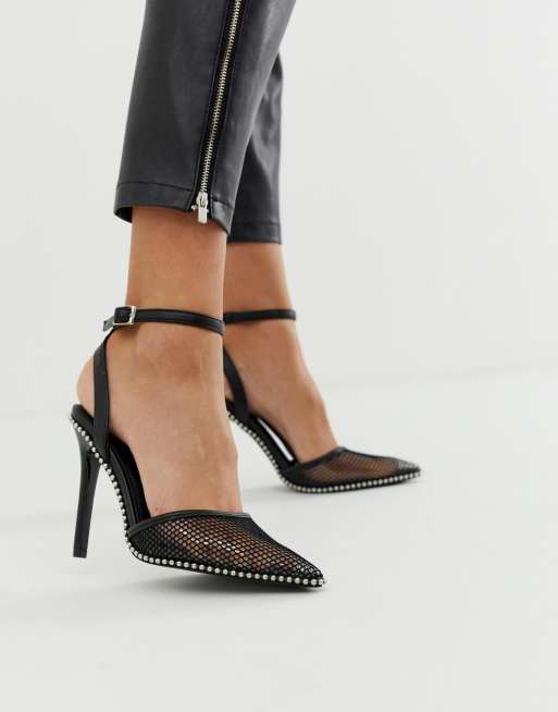 Asos design porcelain platform high heels online