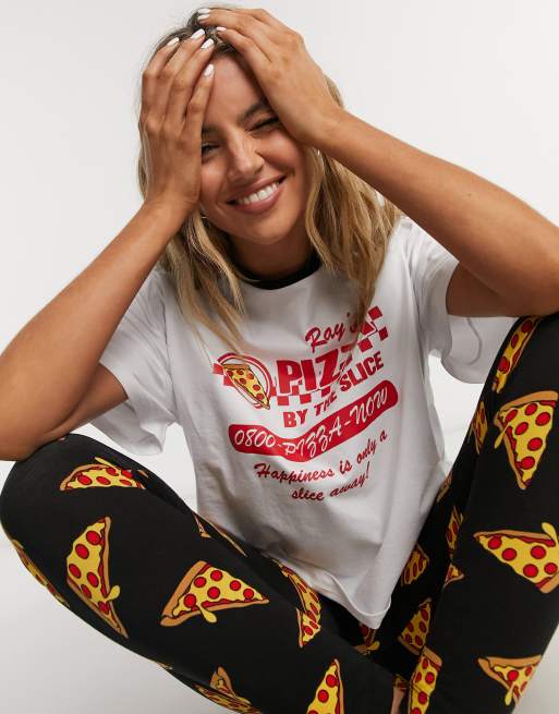 Pizza pjs ladies hot sale